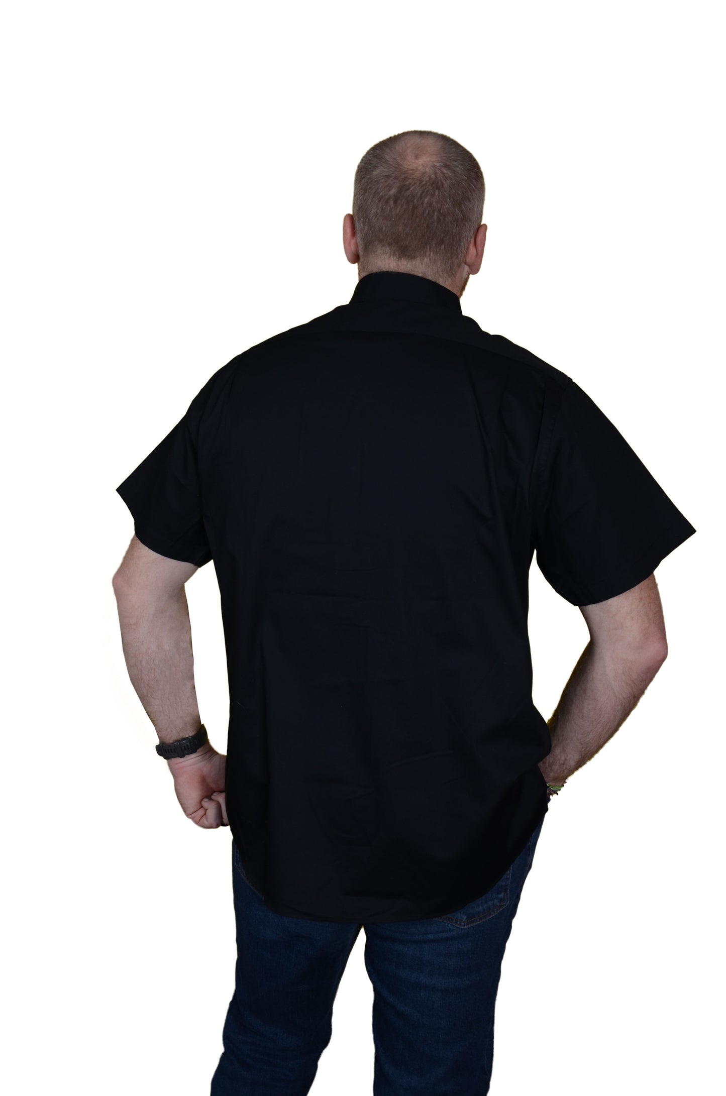 CCS Black Short-Sleeve Polo Shirt